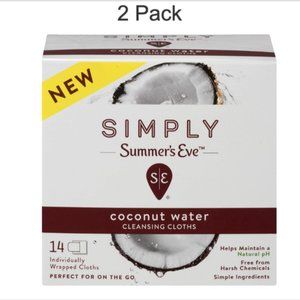 Summer's Eve Simply Cloths Coconut Water 24 count